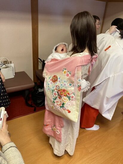 お宮参り・女の子産着のご感想｜上品で可愛いピンク色が素敵でした 
